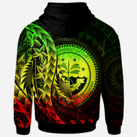 Federated States of Micronesia Hoodie Polynesian Pattern Style Reggae Color - Polynesian Pride