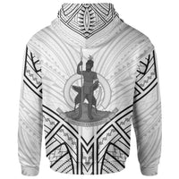 Vanuatu Zip Hoodie Vanuatu Seal Tribal Patterns - Polynesian Pride