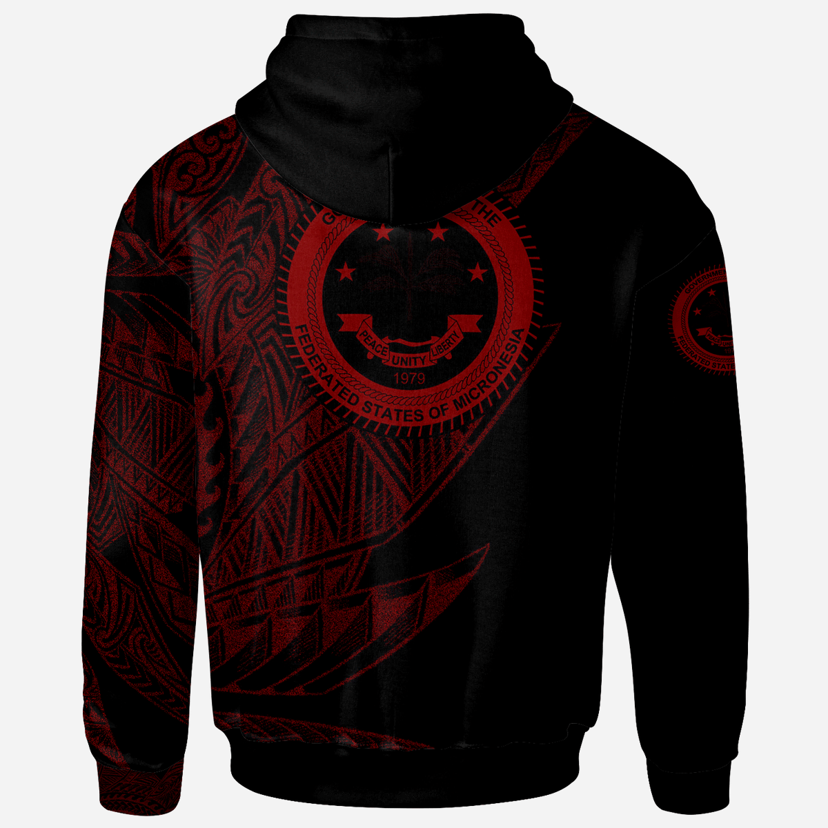 Federated States of Micronesia Hoodie Legends Are Born In Red Color - Polynesian Pride