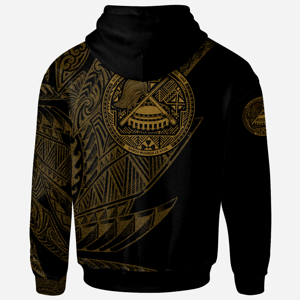 American Samoa Zip Hoodie Legends Are Born In Yellow Color - Polynesian Pride