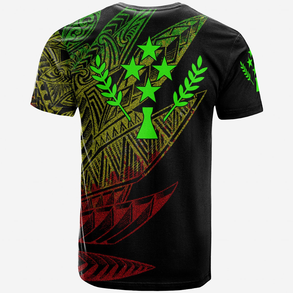 Kosrae State T Shirt Legends Are Born In Reggae Color - Polynesian Pride