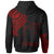 Tokelau Custom Hoodie Tokelau Tatau Red Patterns - Polynesian Pride