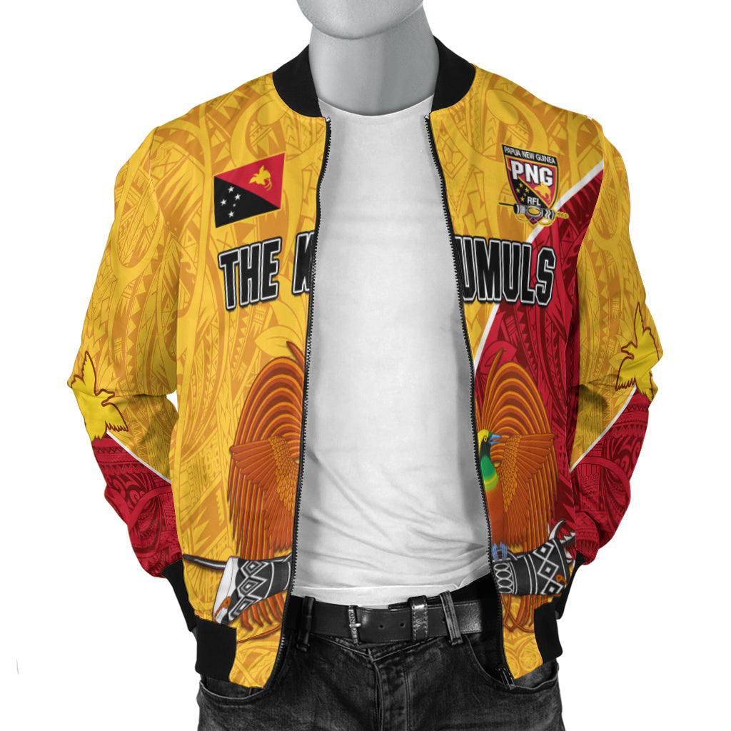 The Kumuls PNG Bomber Jacket Papua New Guinea Polynesian Dynamic Style LT14 - Polynesian Pride