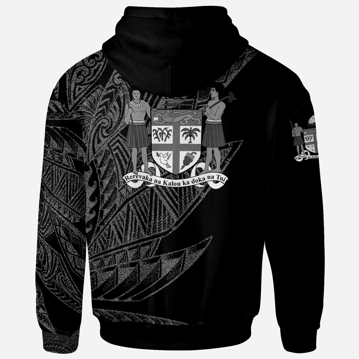 Fiji Zip Hoodie Legends Are Born In White Color - Polynesian Pride
