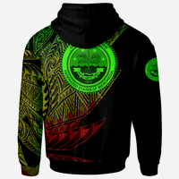 Federated States of Micronesia Zip Hoodie Legends Are Born In Reggae Color - Polynesian Pride