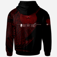 Papua New Guinea Zip Hoodie Legends Are Born In Red Color - Polynesian Pride