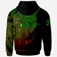 Papua New Guinea Zip Hoodie Legends Are Born In Reggae Color - Polynesian Pride