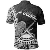 American Samoa Polo Shirt Aoloau Polynesian Patterns - Polynesian Pride
