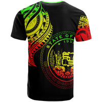 Hawaii Custom T Shirt Hawaii Tatau Reggae Patterns - Polynesian Pride