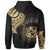 Hawaii Custom Zip Hoodie Hawaii Tatau Gold Patterns - Polynesian Pride