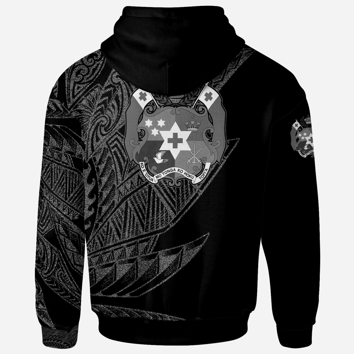 Tonga Zip Hoodie Legends Are Born In White Color - Polynesian Pride