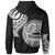 American Samoa Custom Hoodie merican Samoa Tatau White Patterns - Polynesian Pride