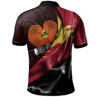 Papua New Guinea Polo Shirt Popondetta PNG Flag Of Silk Style - Polynesian Pride