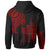 Fiji Hoodie Fiji Tatau Red Patterns - Polynesian Pride