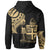 Fiji Hoodie Fiji Tatau Gold Patterns - Polynesian Pride