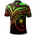 Chuuk State Polo Shirt Reggae Color Cross Style - Polynesian Pride