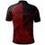 Chuuk Polo Shirt Red Color Symmetry Style - Polynesian Pride