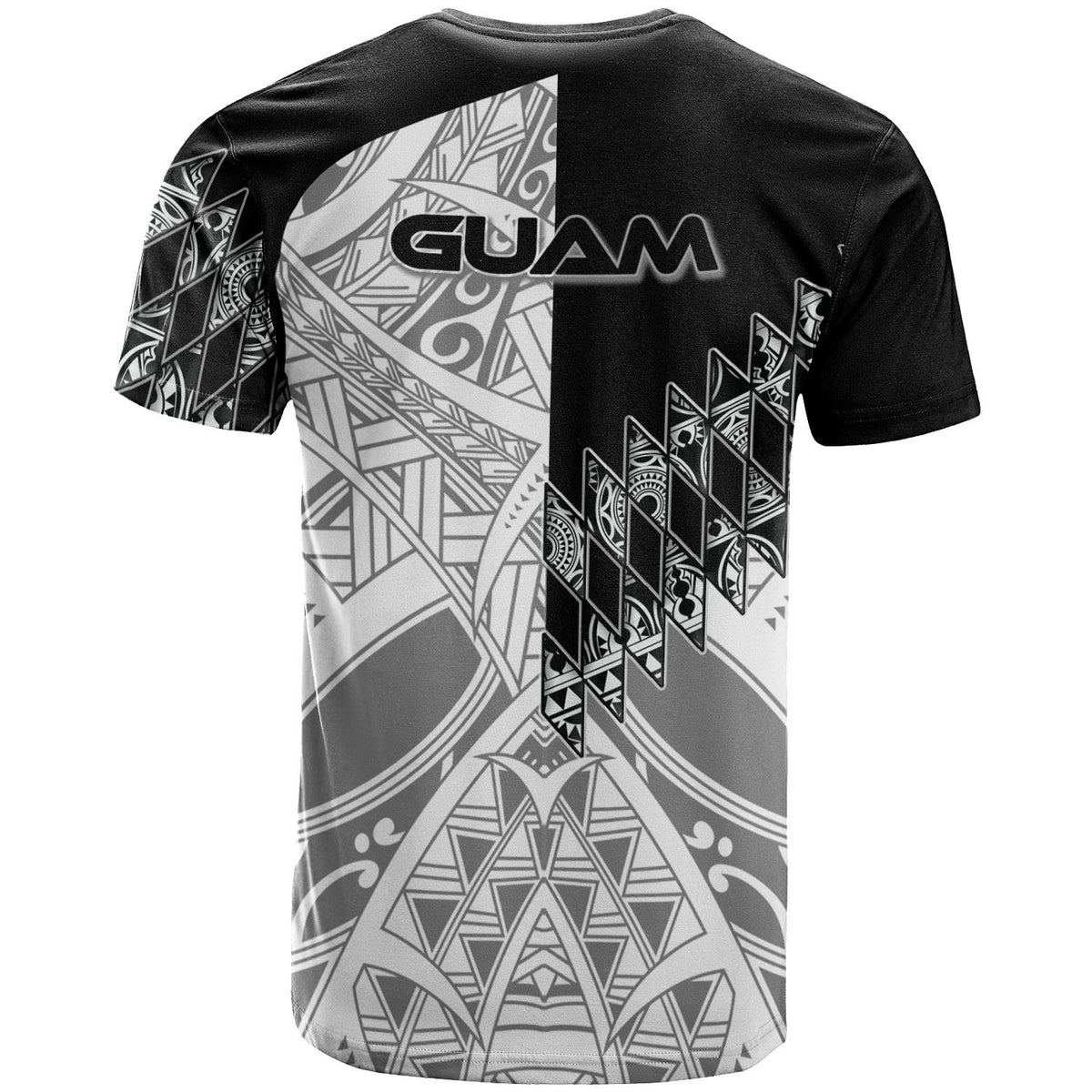 Guam T Shirt Symmetry Style - Polynesian Pride