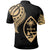 Guam Polo Shirt Guahan Tatau Gold Patterns - Polynesian Pride