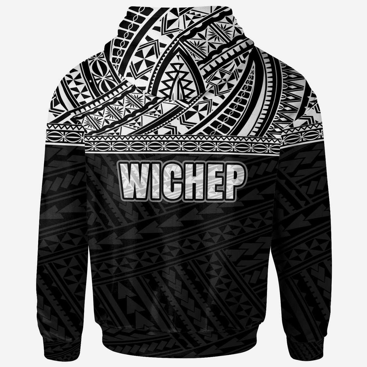 Micronesia Hoodie Black Style - Polynesian Pride