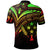 Kosrae State Polo Shirt Reggae Color Cross Style - Polynesian Pride