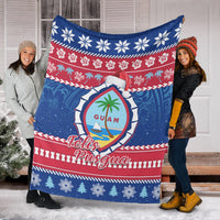Guam Christmas Premium Blanket Guaman Seal Polynesian Felis Pusgua LT14 - Polynesian Pride
