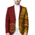 Tonga High School Blazer Tongan Ngatu Pattern LT14 Unisex Red - Polynesian Pride