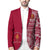 Beulah Tonga College Blazer Tongan Ngatu Pattern LT14 Unisex Red - Polynesian Pride