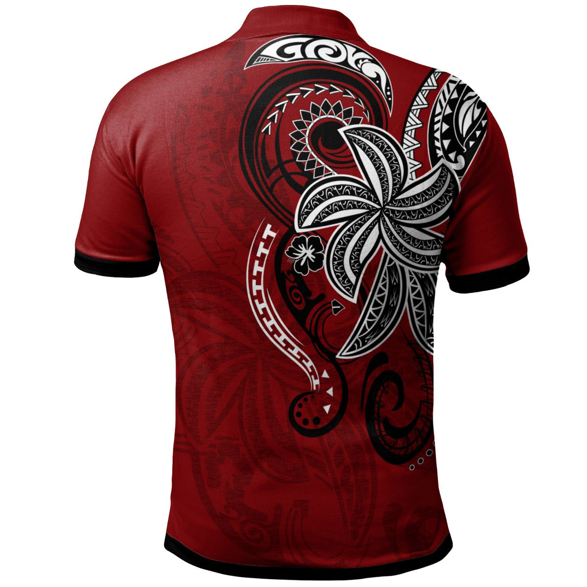 Hawaii Kanaka Maoli Polo Shirt Abstract Style - Polynesian Pride