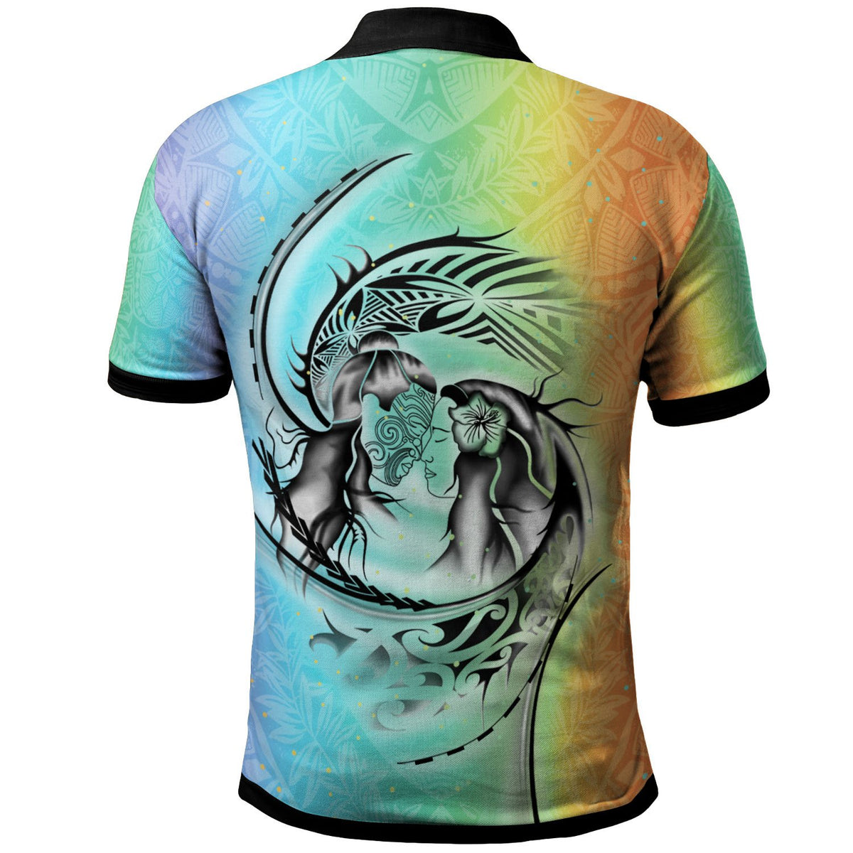 Polynesian Polo Shirt Couple Style - Polynesian Pride