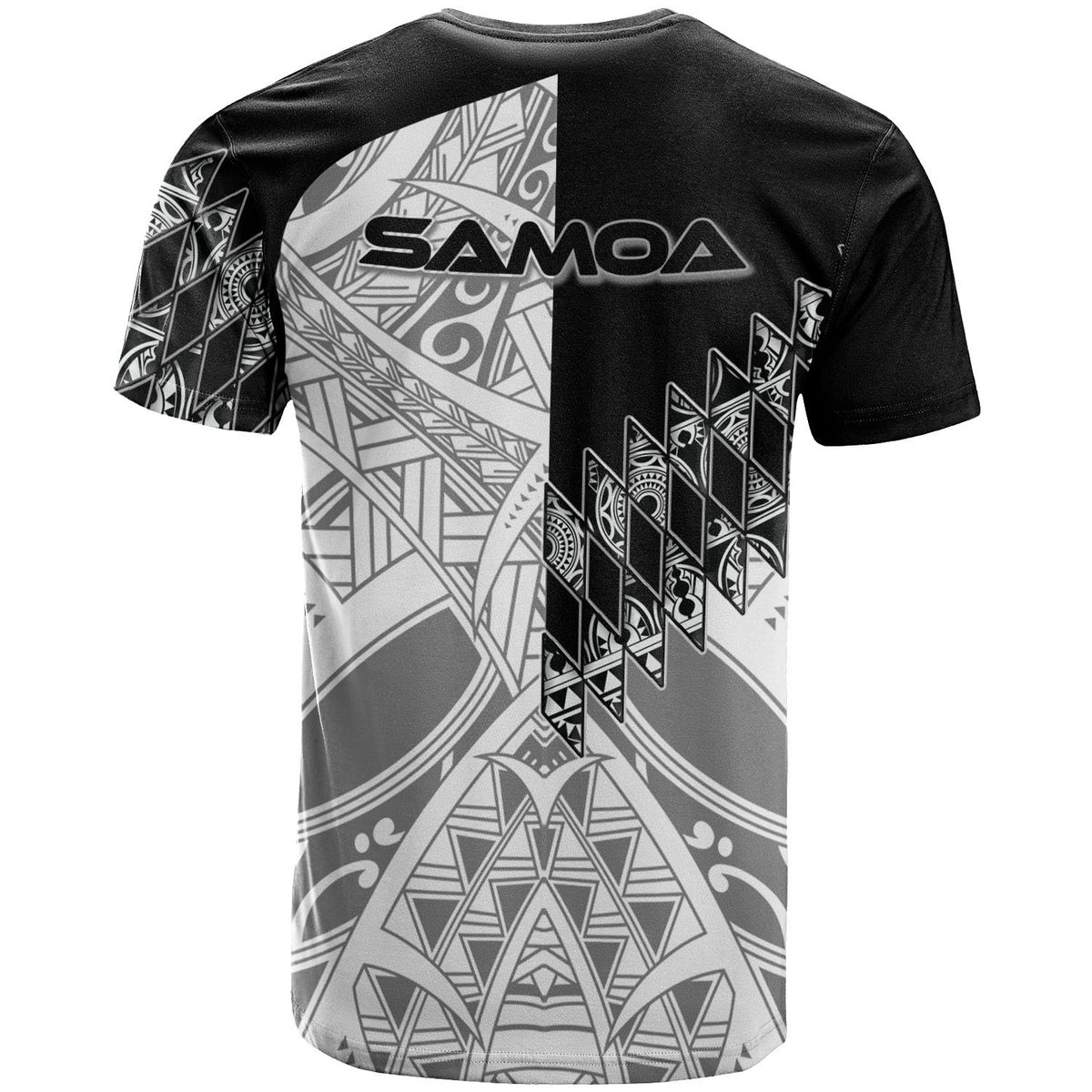 Samoa T Shirt Symmetry Style - Polynesian Pride