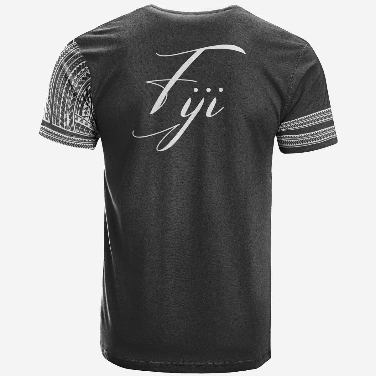 Fiji T Shirt Grey Color Simple Style - Polynesian Pride