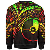 Yap State Sweatshirt - Cross Style Reggae Color - Polynesian Pride