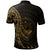 Marshall Islands Polo Shirt Custom Polynesian Pattern Style Gold Color - Polynesian Pride