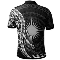 Marshall Islands Polo Shirt Polynesian Pattern Style - Polynesian Pride