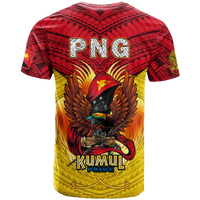 Papua New Guinea Rugby Kumul Pride T Shirt LT2 - Polynesian Pride