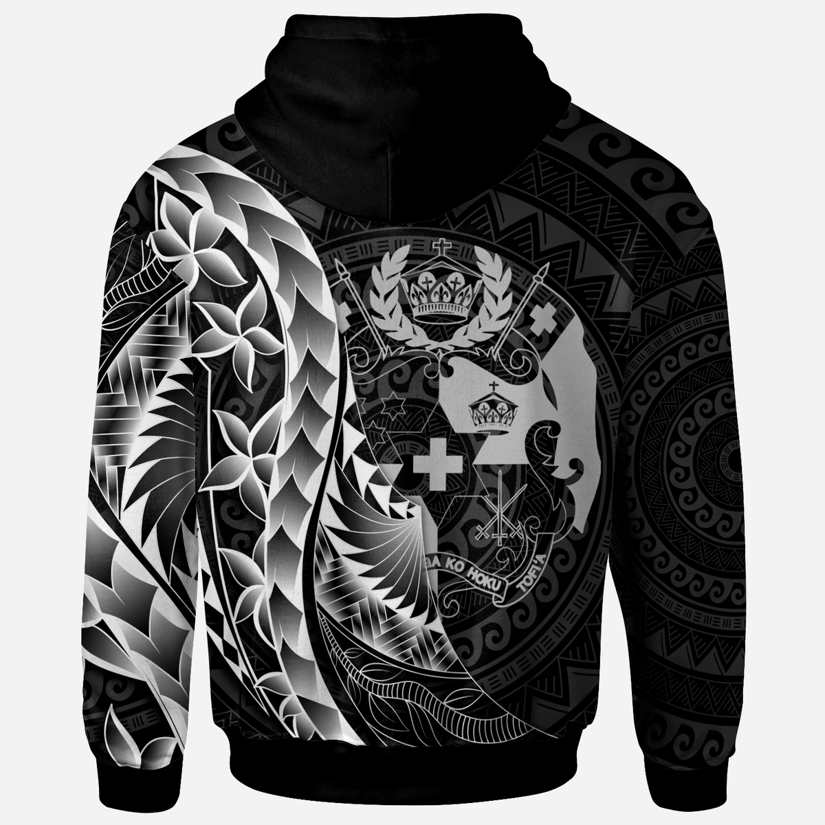 Tonga Hoodie Custom Polynesian Pattern Style - Polynesian Pride