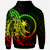 Chuuk Hoodie Custom Polynesian Pattern Style Raggae Color - Polynesian Pride