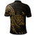 Fiji Polo Shirt Custom Polynesian Pattern Style Gold Color - Polynesian Pride