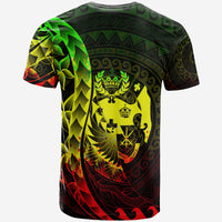Tonga T Shirt Polynesian Pattern Style Reggae Color - Polynesian Pride