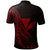 Kanaka Polo Shirt Custom Polynesian Pattern Style Red Color - Polynesian Pride