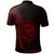 Federated States of Micronesia Polo Shirt Polynesian Pattern Style Red Color - Polynesian Pride