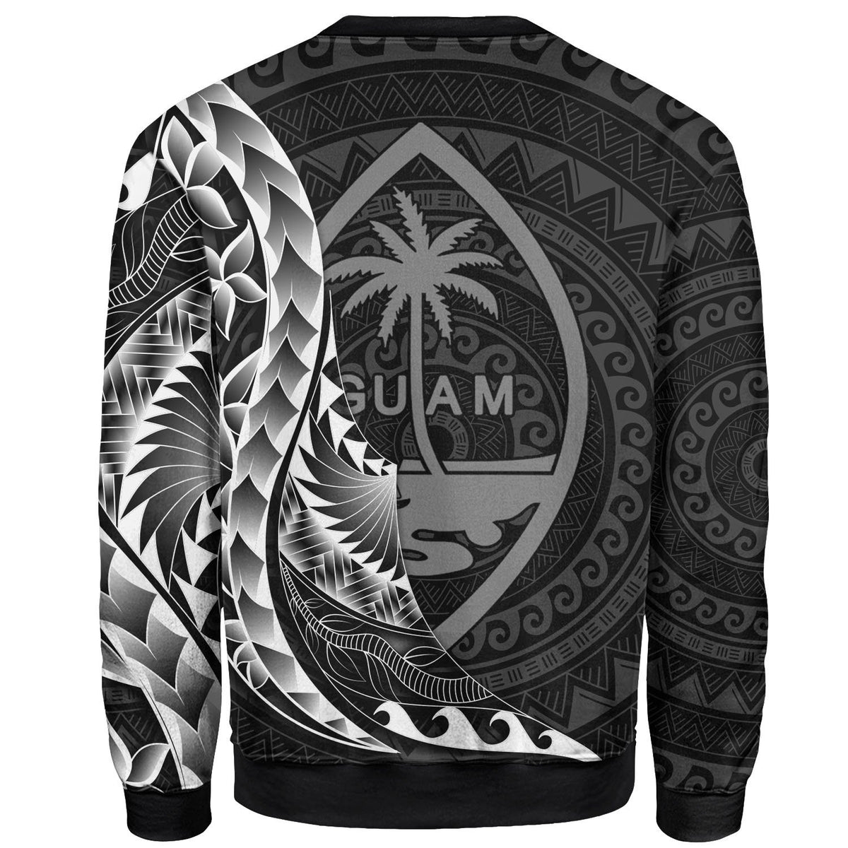 Guam Sweatshirt - Polynesian Pattern Style - Polynesian Pride