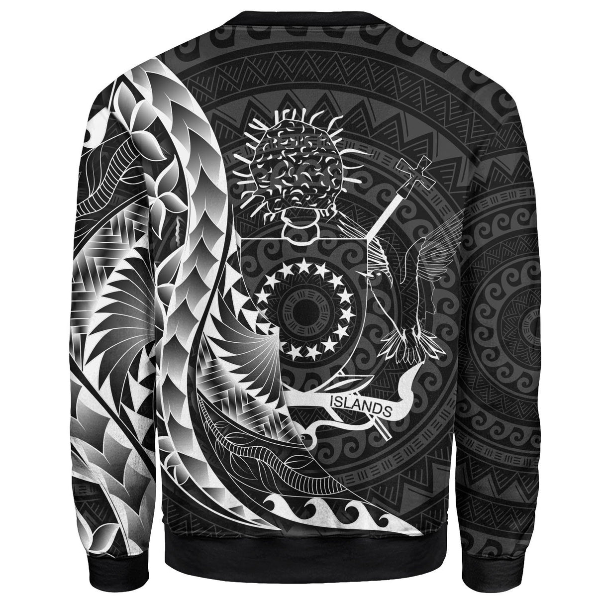Cook Islands Sweatshirt - Polynesian Pattern Style - Polynesian Pride