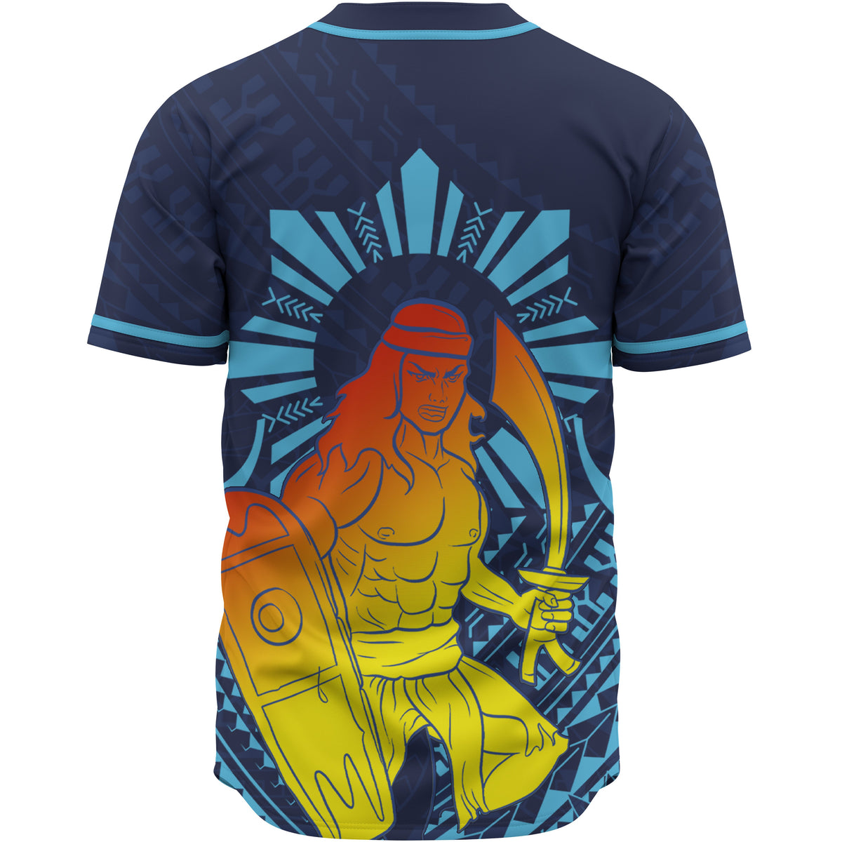 Philippines Baseball Shirt - King Lapu - Lapu - Polynesian Pride