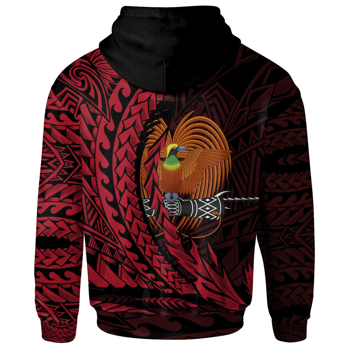 Papua New Guinea Hoodie Vanimo Wings Style - Polynesian Pride