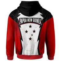 Papua New Guinea Zip Hoodie Panguna PNG Coat of Arms - Polynesian Pride