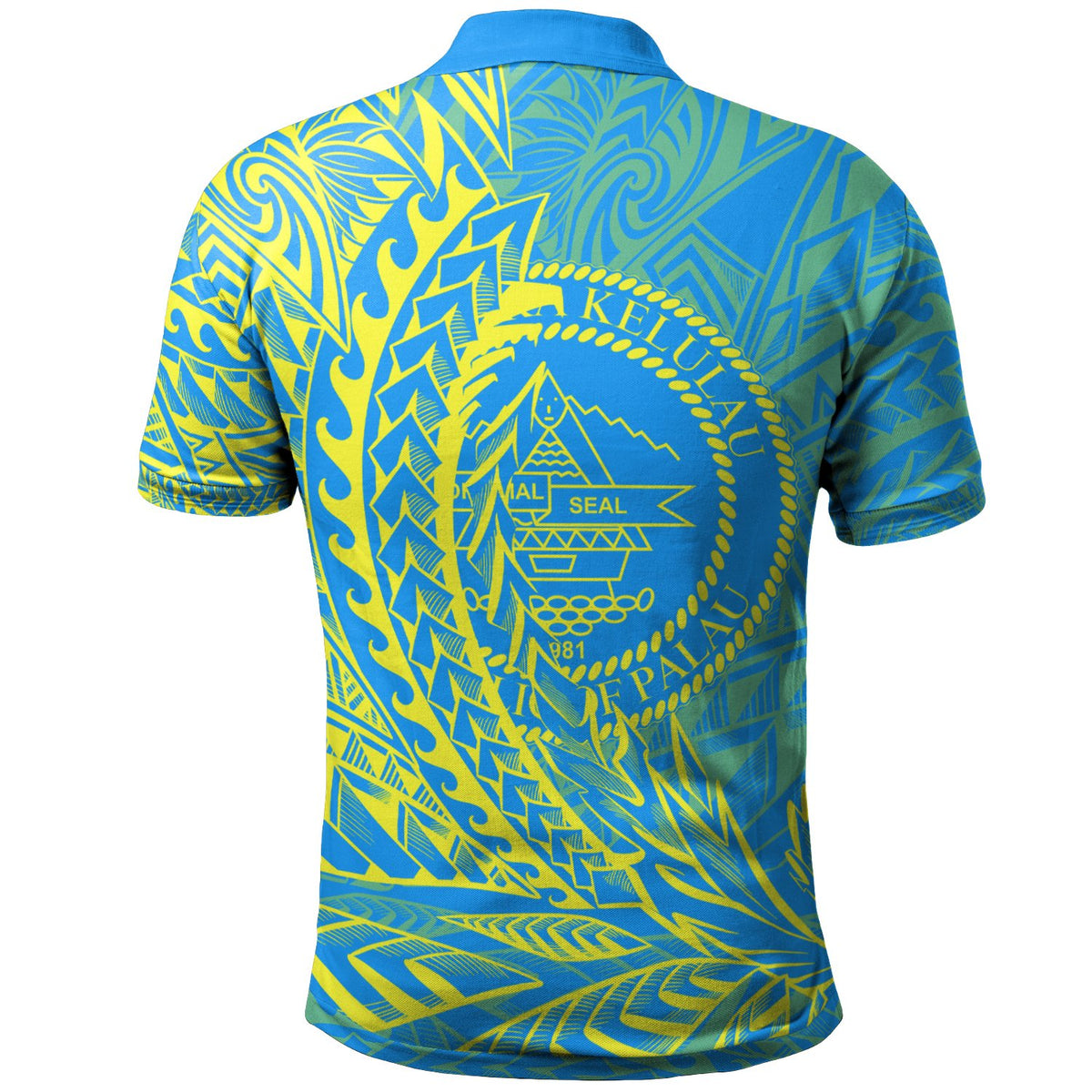 Palau Polo Shirt Wings Style - Polynesian Pride
