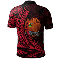 Papua New Guinea Polo Shirt Mendi Wings Style - Polynesian Pride
