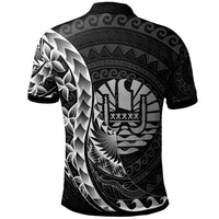 French Polynesia Polo Shirt Custom Polynesian Pattern Style - Polynesian Pride